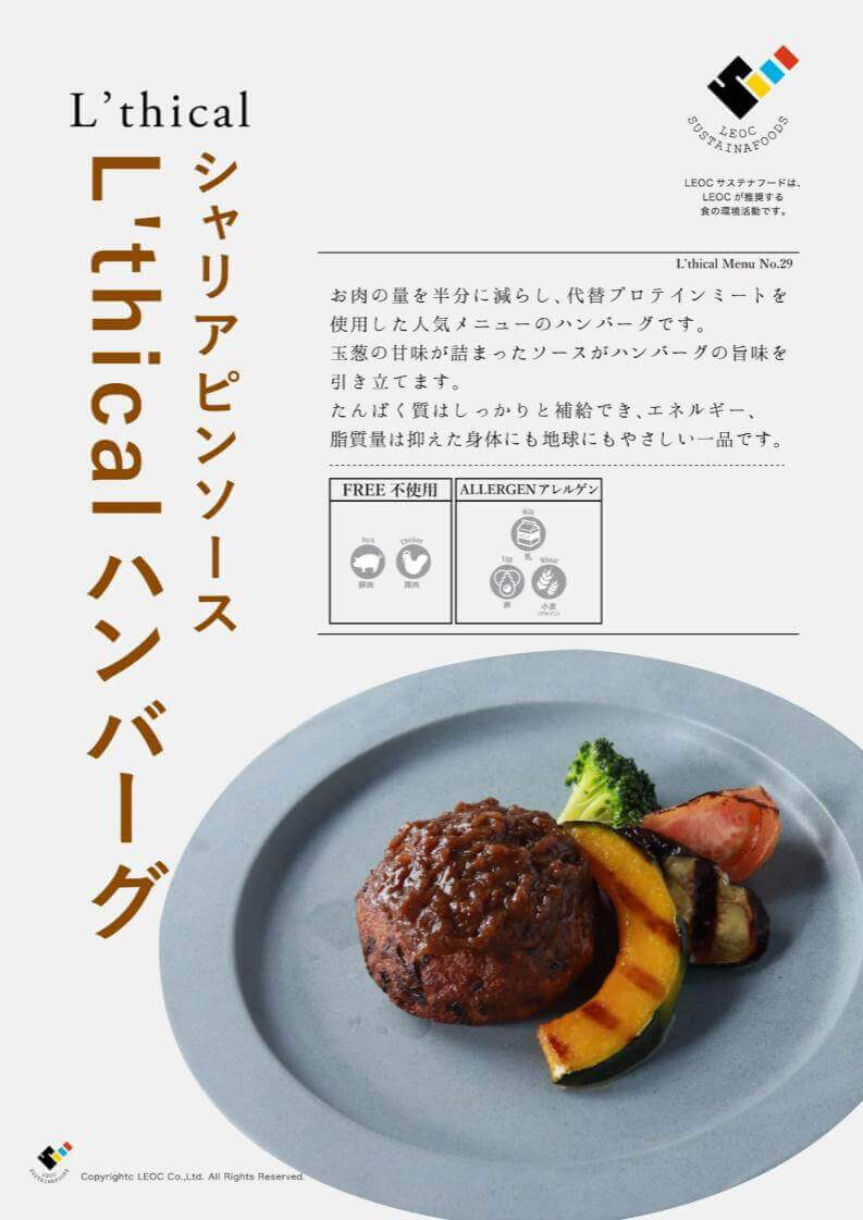 NO29 L_thicalハンバーグ-シャリアピンソース