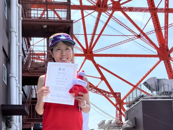 立石 ゆう子が「東京タワー階段競走」3連覇