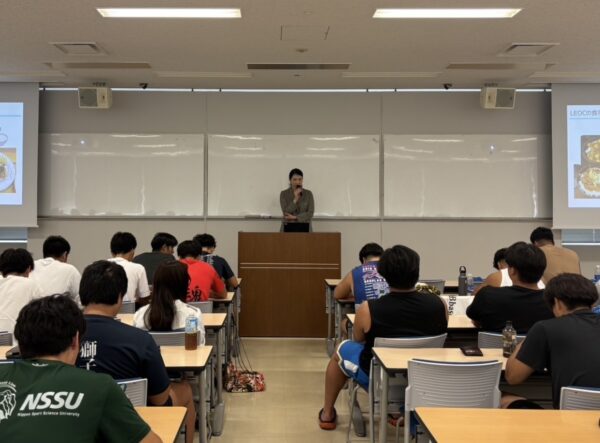 日本体育大学アメリカンフットボール部へ公認スポーツ栄養士・仲西 加奈が講師を担当